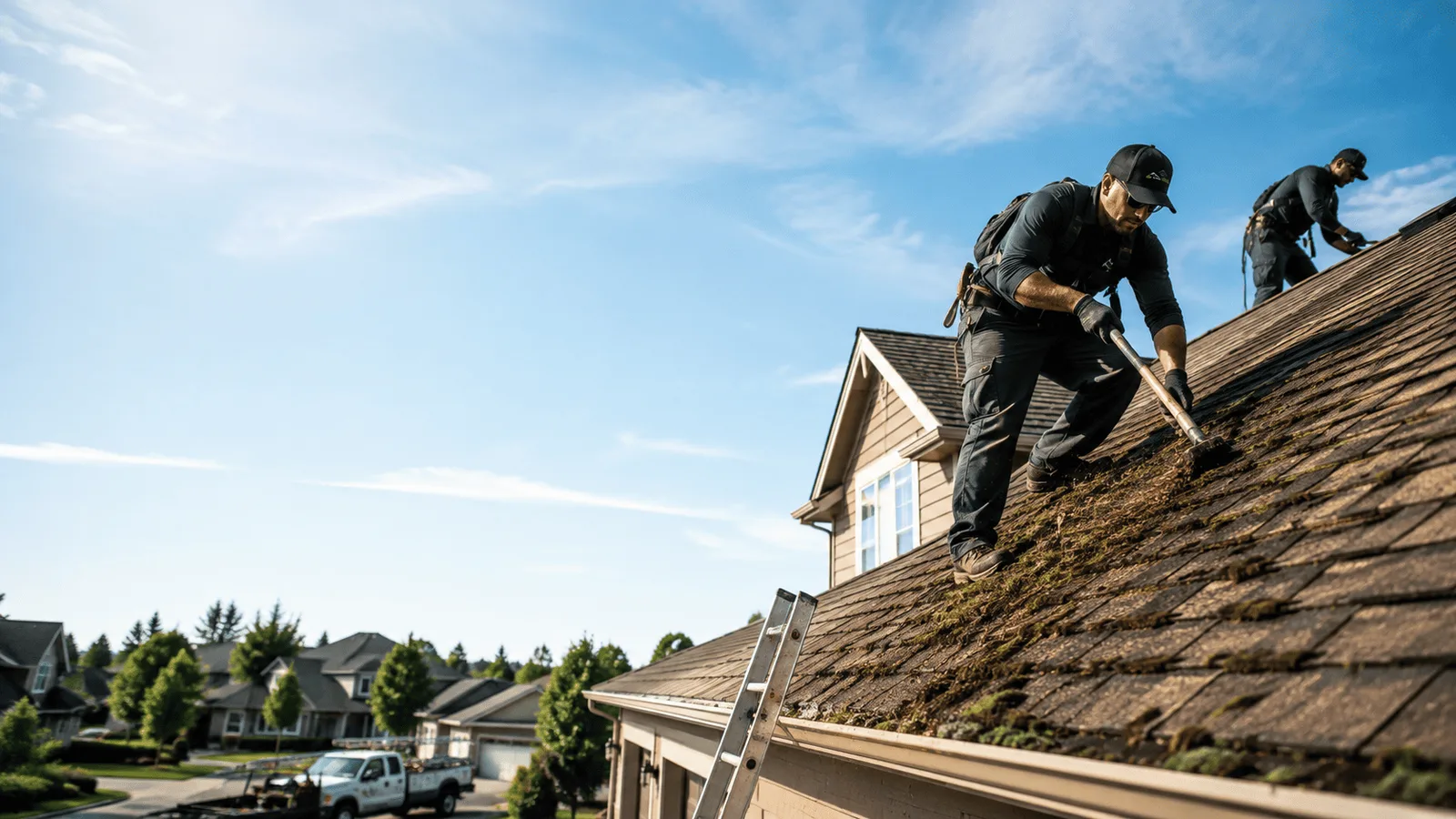 Roof Moss Removal in Cat Spring, TX near me